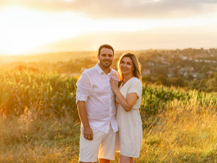 sesja o zachodzie słońca Kraków Wieliczka